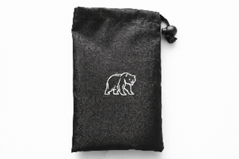 BEAR ATHLETIC black drawstring carry bag for resistance band set
