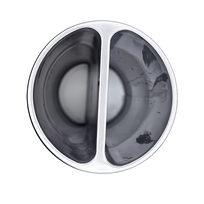 BEAR ATHLETIC DualFuel bottle cross-section showing two fully sealed separate stainless steel chambers