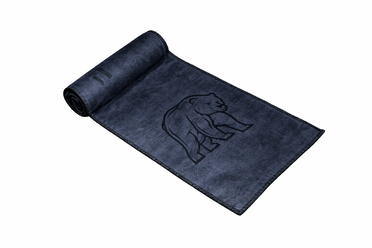 BEAR ATHLETIC microfibre sweat towel unrolled, 35x70cm lightweight gym towel