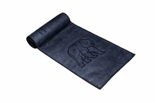 BEAR ATHLETIC microfibre sweat towel unrolled, 35x70cm lightweight gym towel